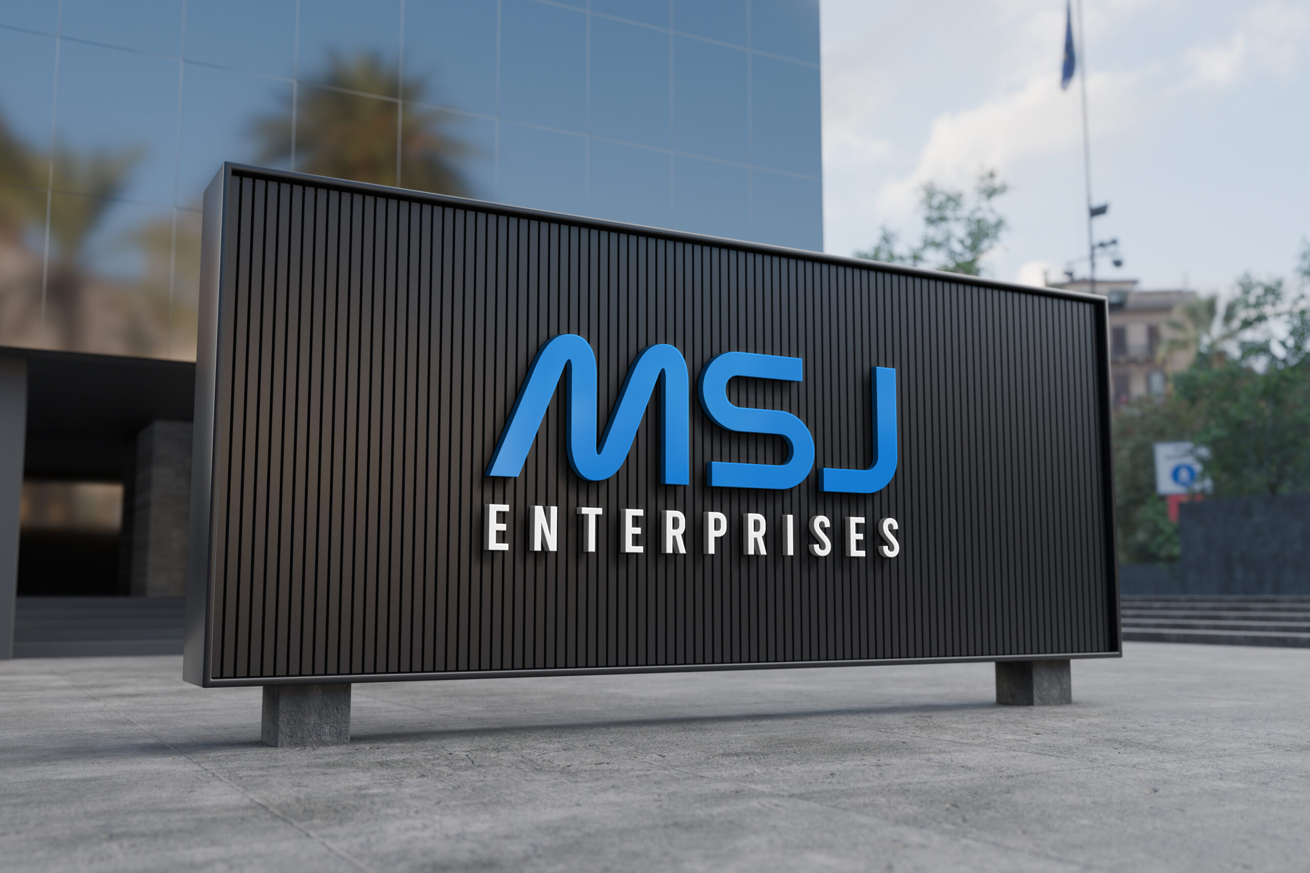 Building Sign Mockup