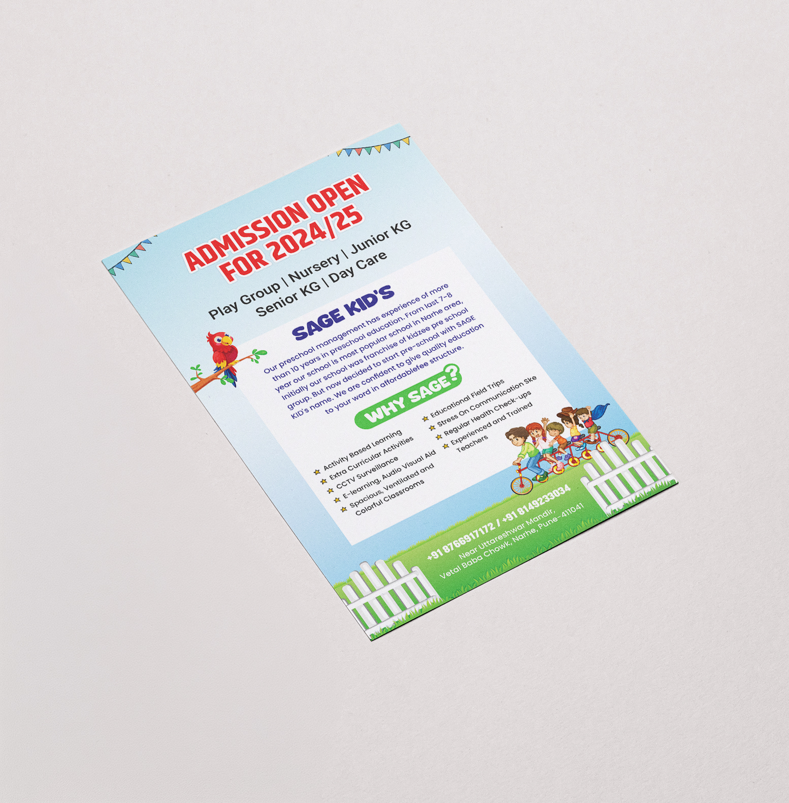 Sage Kids Outdoor Branding