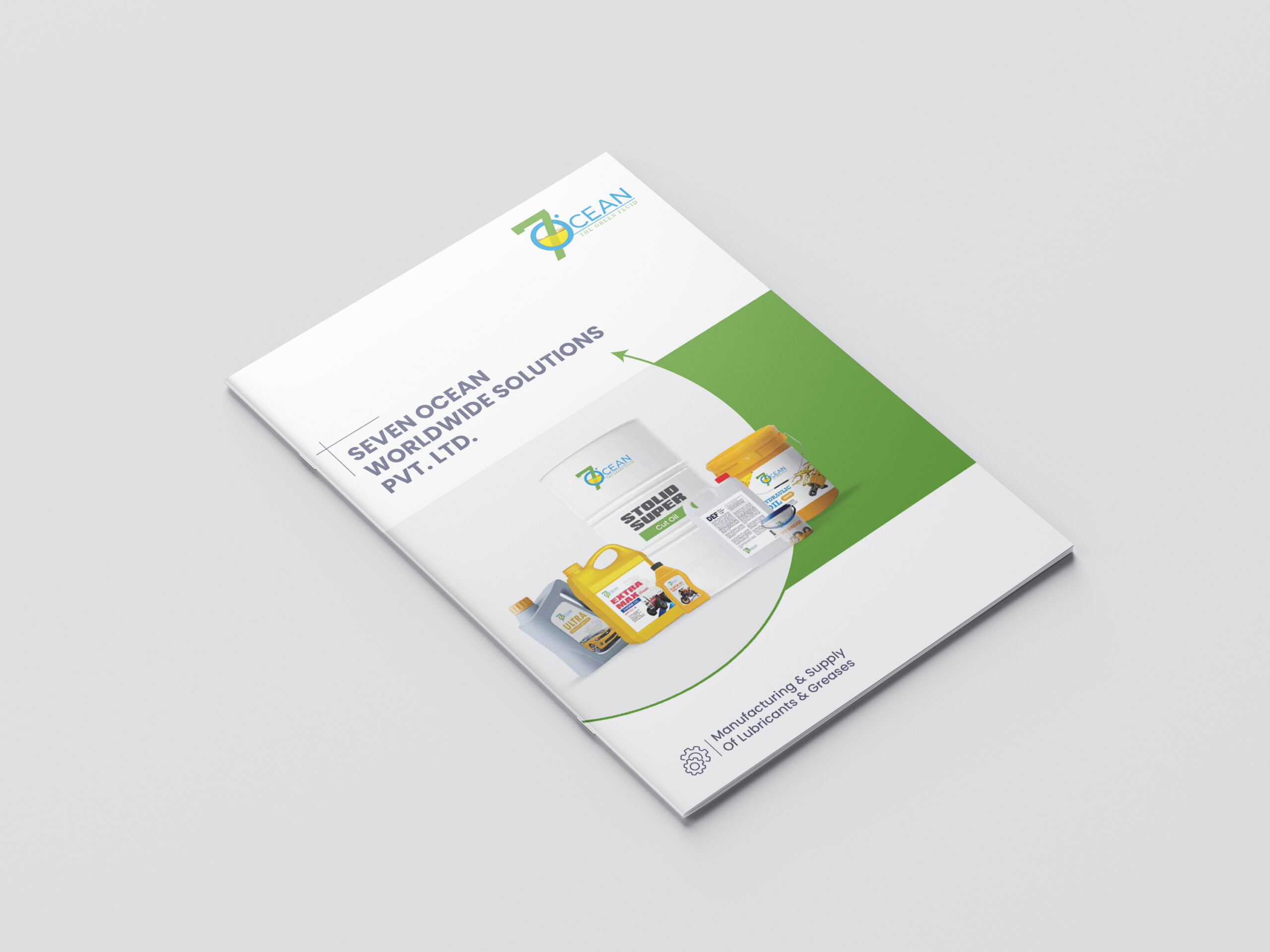 Corporate brochure design for 7Ocean