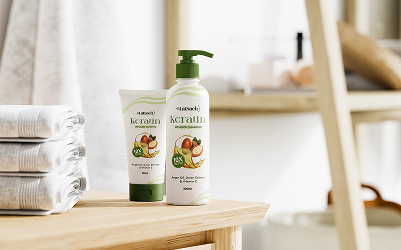 Beauty brand identity challenge layout