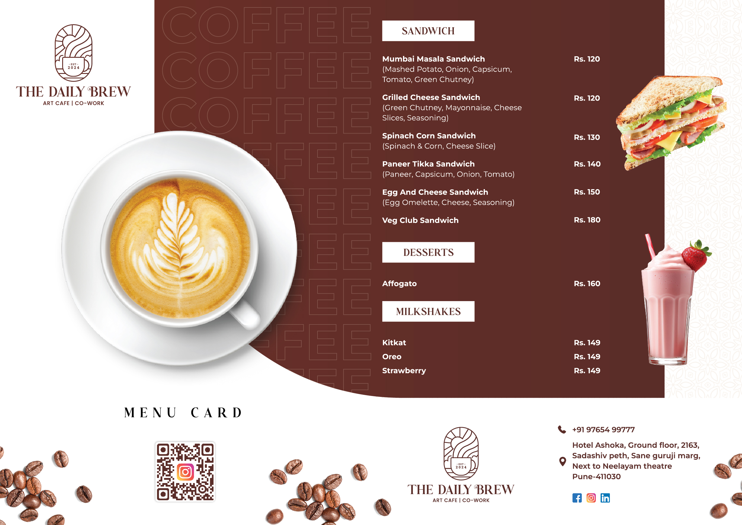 BrewStory Coffee Menu Design 01