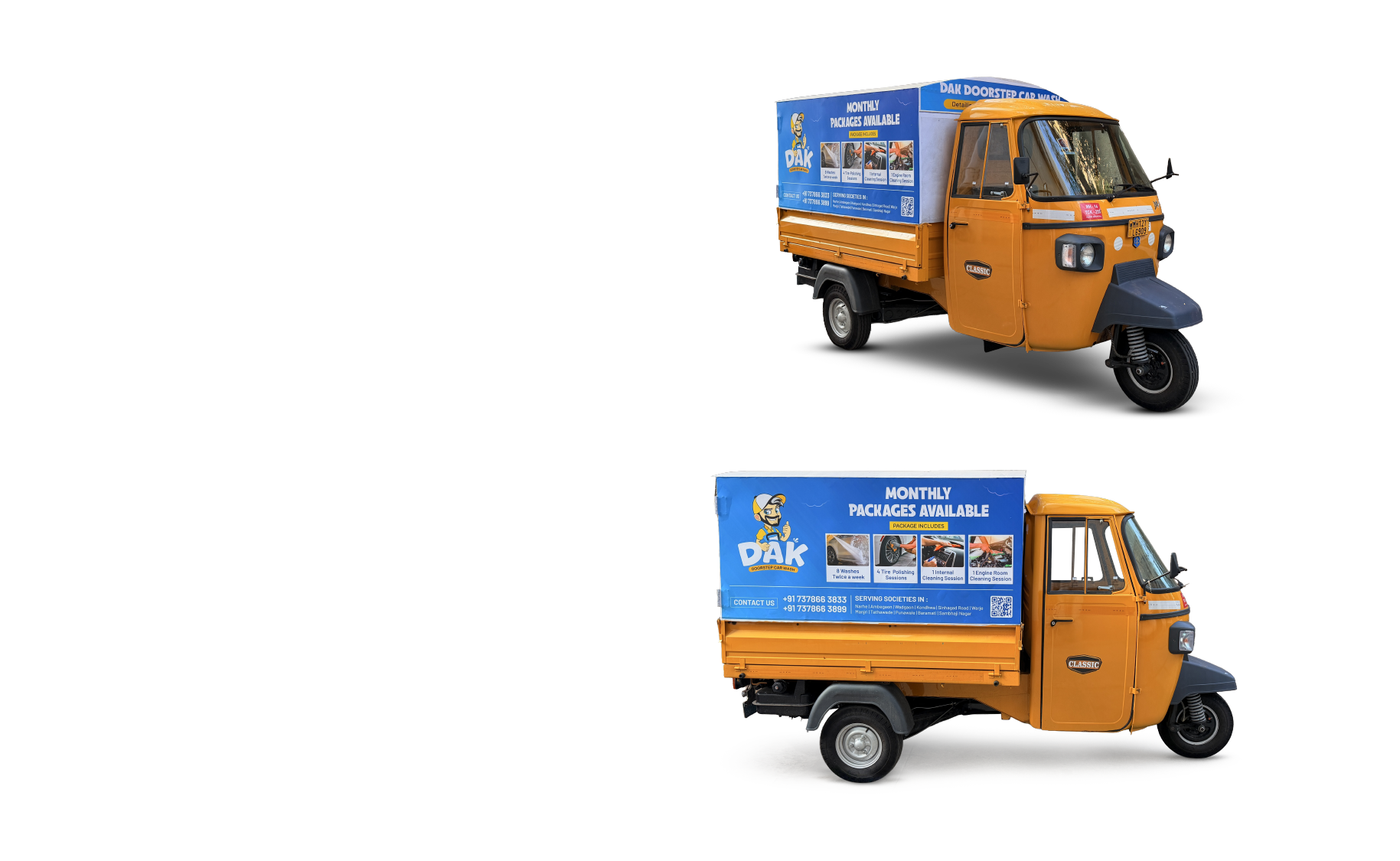 DAK Car Wash Vehicle Fleet Branding